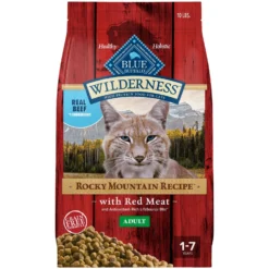 Blue Buffalo Wilderness Rocky Mountain Recipe With Red Meat Adult Grain-Free Dry Cat Food