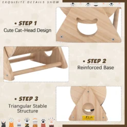 Coziwow Rotatable Cat Scratcher Post With Catnip, Beige -Furry Feast 756718 PT5. AC SS1800 V1674056425