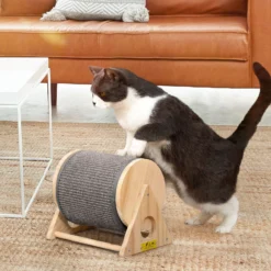 Coziwow Rotatable Cat Scratcher Post With Catnip, Beige -Furry Feast 756718 PT8. AC SS1800 V1674056371