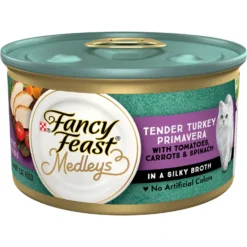 Fancy Feast Medleys Tender Turkey Primavera Canned Cat Food