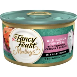 Fancy Feast Medleys Wild Salmon Primavera Canned Cat Food