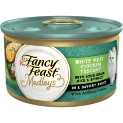 Fancy Feast Elegant Medleys White Meat Chicken Tuscany Canned Cat Food