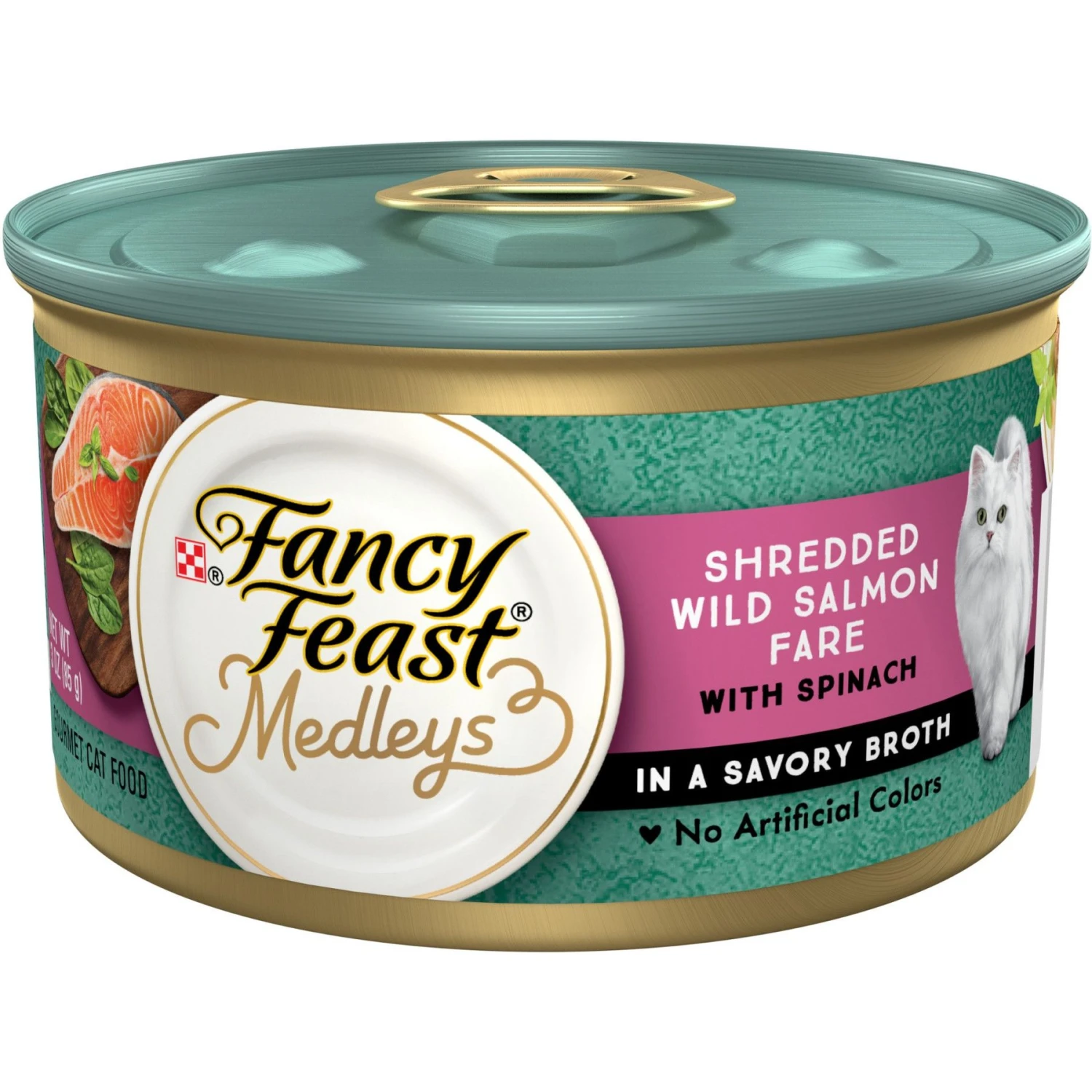 Fancy Feast Medleys Shredded Wild Salmon Fare Canned Cat Food 1 Fancy Feast Medleys Shredded Wild Salmon Fare Canned Cat Food