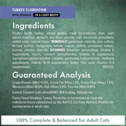 Fancy Feast Medleys Florentine Collection Pack Canned Cat Food -Furry Feast 75990 PT6. AC SS1800 V1683832338