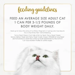 Fancy Feast Classic Seafood Feast Variety Pack Canned Cat Food -Furry Feast 76047 PT7. AC SS1800 V1695495280