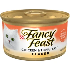 Fancy Feast Flaked Chicken & Tuna Feast Wet Cat Food