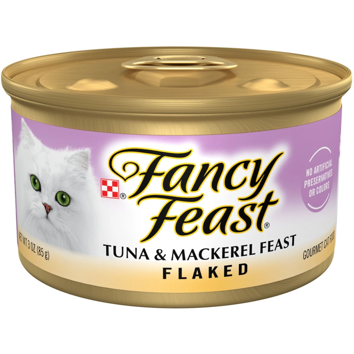 Fancy Feast Flaked Tuna & Mackerel Feast Wet Cat Food 1 Fancy Feast Flaked Tuna & Mackerel Feast Wet Cat Food
