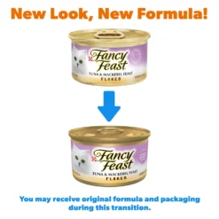 Fancy Feast Flaked Tuna & Mackerel Feast Wet Cat Food 10 Fancy Feast Flaked Tuna & Mackerel Feast Wet Cat Food -Furry Feast 76061 PT1. AC SS1800 V1700602657