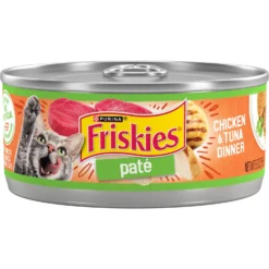 Friskies Classic Pate Chicken & Tuna Dinner Canned Cat Food