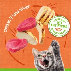 Friskies Classic Pate Chicken & Tuna Dinner Canned Cat Food -Furry Feast 76212 PT3. AC SS1800 V1700156545