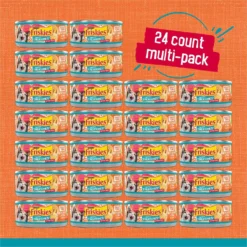 Friskies Tasty Treasures Chicken, Tuna & Scallop Flavor In Gravy Canned Cat Food -Furry Feast 76344 PT2. AC SS1800 V1700156807