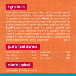 Friskies Tasty Treasures Chicken, Tuna & Scallop Flavor In Gravy Canned Cat Food -Furry Feast 76344 PT6. AC SS1800 V1700157286