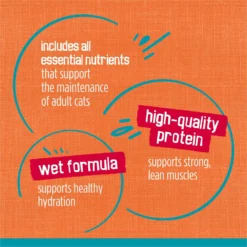 Friskies Tasty Treasures Chicken, Tuna & Scallop Flavor In Gravy Canned Cat Food -Furry Feast 76344 PT7. AC SS1800 V1699396519