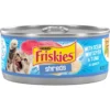 Friskies Savory Shreds With Ocean Whitefish & Tuna In Sauce Canned Cat Food