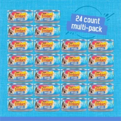 Friskies Savory Shreds With Ocean Whitefish & Tuna In Sauce Canned Cat Food -Furry Feast 76352 PT2. AC SS1800 V1699392025