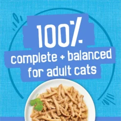 Friskies Savory Shreds With Ocean Whitefish & Tuna In Sauce Canned Cat Food -Furry Feast 76352 PT5. AC SS1800 V1699375106