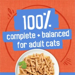 Friskies Savory Shreds Chicken & Salmon Dinner In Gravy Canned Cat Food -Furry Feast 76354 PT5. AC SS1800 V1700158466