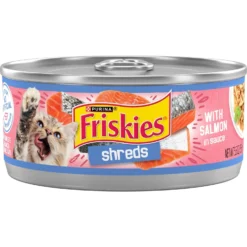 Friskies Savory Shreds With Salmon In Sauce Canned Cat Food