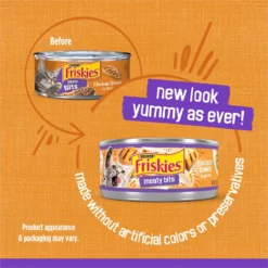 Friskies Meaty Bits Chicken Dinner In Gravy Canned Cat Food 10 Friskies Meaty Bits Chicken Dinner In Gravy Canned Cat Food -Furry Feast 76382 PT1. AC SS1800 V1700162618