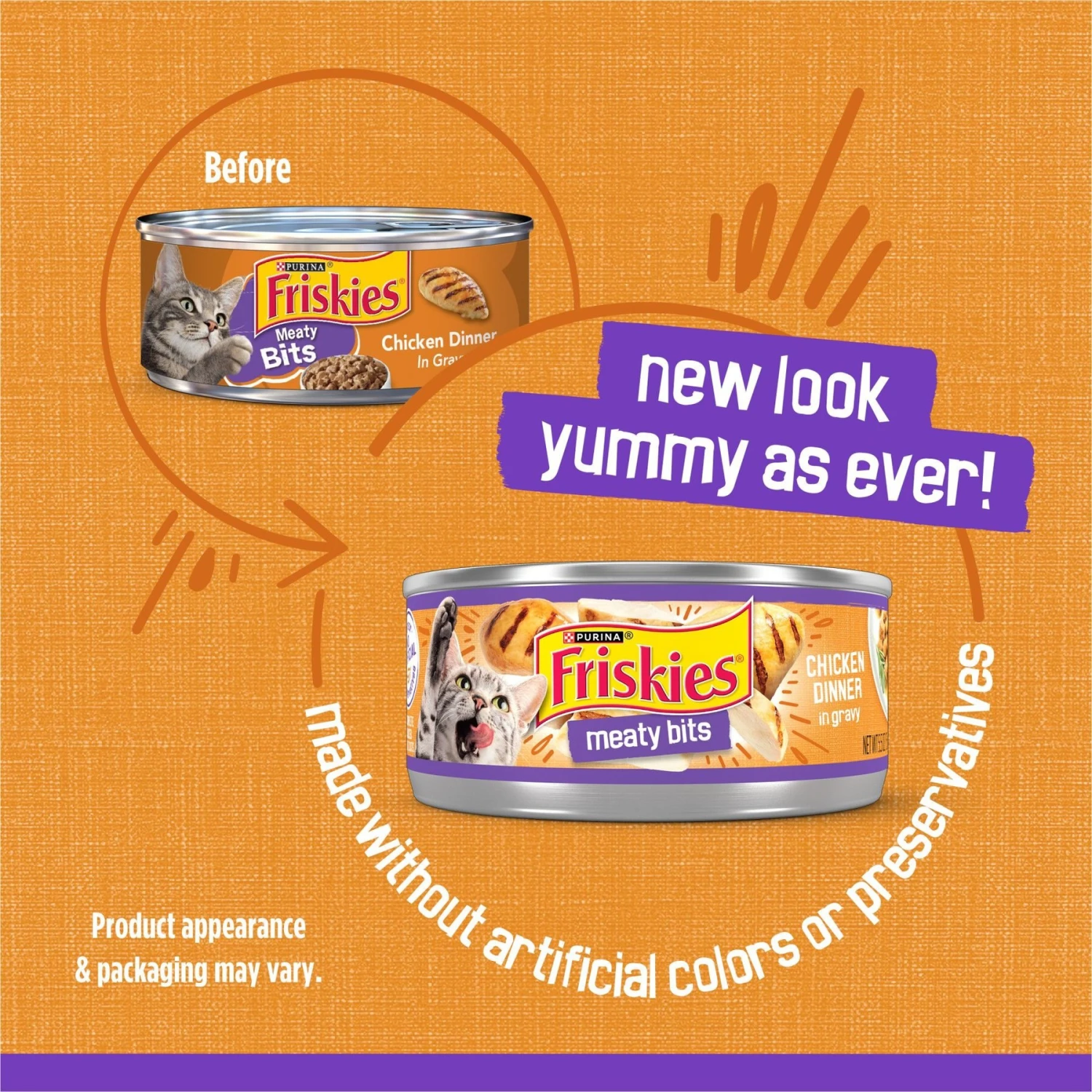Friskies Meaty Bits Chicken Dinner In Gravy Canned Cat Food 2 Friskies Meaty Bits Chicken Dinner In Gravy Canned Cat Food - Image 2