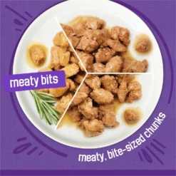 Friskies Meaty Bits Variety Pack Canned Cat Food -Furry Feast 76387 PT3. AC SS1800 V1700162362