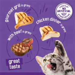Friskies Meaty Bits Variety Pack Canned Cat Food -Furry Feast 76387 PT4. AC SS1800 V1700159068