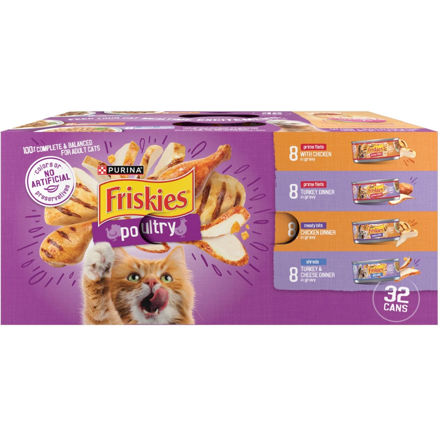 Friskies Poultry Variety Pack Canned Cat Food 1 Friskies Poultry Variety Pack Canned Cat Food