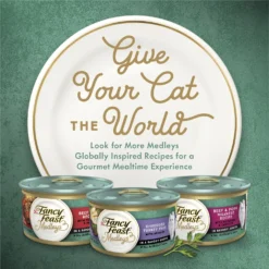 Fancy Feast Medleys Primavera Collection Variety Pack Canned Cat Food -Furry Feast 76522 PT7. AC SS1800 V1669672539