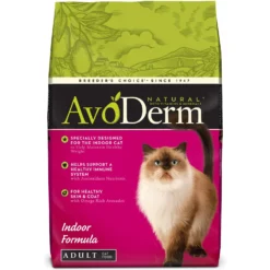 AvoDerm Natural Indoor Hairball Care Formula Adult Dry Cat Food