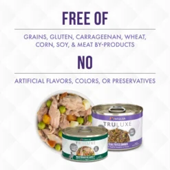 Weruva Truluxe Quick 'N Quirky With Chicken & Turkey In Gravy Grain-Free Canned Cat Food -Furry Feast 76858 PT3. AC SS1800 V1676666563