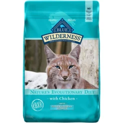 Blue Buffalo Wilderness Chicken Recipe Indoor Hairball Control Grain-Free Dry Cat Food