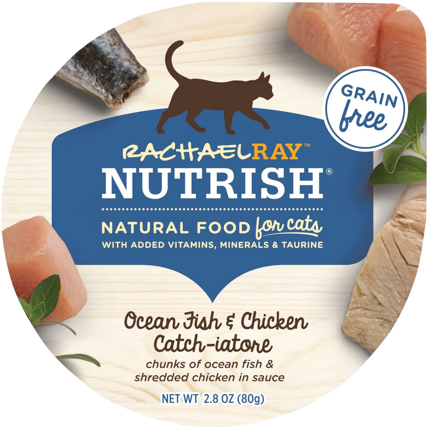Rachael Ray Nutrish Ocean Fish & Chicken Catch-iatore Natural Grain-Free Wet Cat Food 1 Rachael Ray Nutrish Ocean Fish & Chicken Catch-iatore Natural Grain-Free Wet Cat Food