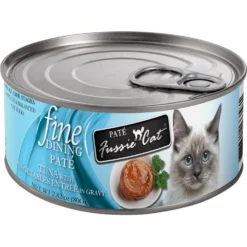 Fussie Cat Fine Dining Pate Tuna With Vegetables Entrée Wet Cat Food, 2.82-oz Can, Case Of 24