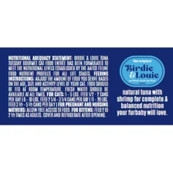 Birdie & Louie Seafood Flavored Chunks In Gravy Canned Cat Food, 3-oz, Case Of 12 -Furry Feast 806206 PT2. AC SS1800 V1679069207