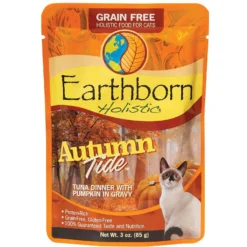 Earthborn Holistic Autumn Tide Tuna Dinner With Pumpkin In Gravy Grain-Free Cat Food + 2 Items -Furry Feast 822558 PT4. AC SS1800 V1680643394