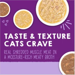 Stella & Chewy's Carnivore Cravings Savory Shreds Variety Pack Cat Food, 2.8-oz Can, Case Of 12 -Furry Feast 826094 PT2. AC SS1800 V1683566376