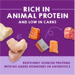 Stella & Chewy's Carnivore Cravings Savory Shreds Variety Pack Cat Food, 2.8-oz Can, Case Of 12 -Furry Feast 826094 PT3. AC SS1800 V1683565365