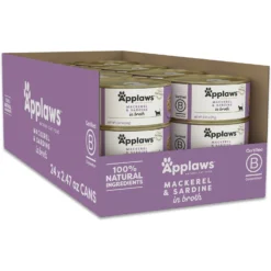 Applaws Limited Ingredient Mackerel & Sardine In Broth Canned Wet Cat Food