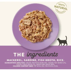 Applaws Limited Ingredient Mackerel & Sardine In Broth Canned Wet Cat Food -Furry Feast 836230 PT2. AC SS1800 V1685464091
