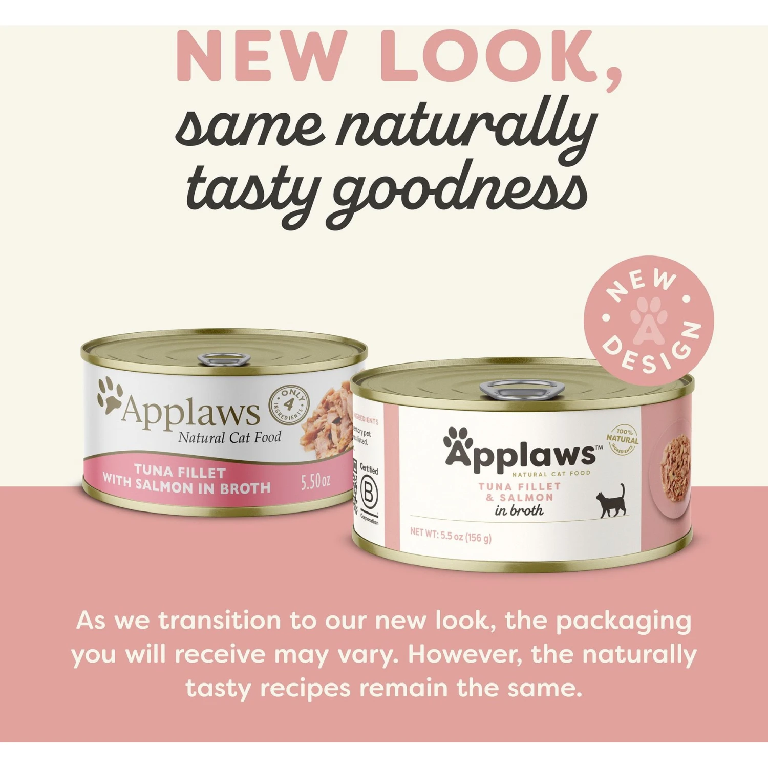 Applaws Limited Ingredient Tuna & Salmon In Broth Canned Wet Cat Food, 5.5-oz Can, Case Of 24 2 Applaws Limited Ingredient Tuna & Salmon In Broth Canned Wet Cat Food, 5.5-oz Can, Case Of 24 - Image 2