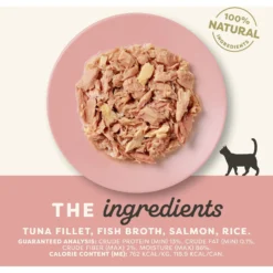 Applaws Limited Ingredient Tuna & Salmon In Broth Canned Wet Cat Food, 5.5-oz Can, Case Of 24 9 Applaws Limited Ingredient Tuna & Salmon In Broth Canned Wet Cat Food, 5.5-oz Can, Case Of 24 -Furry Feast 836246 PT2. AC SS1800 V1685461075