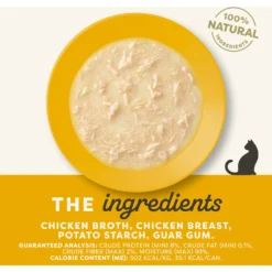 Applaws Chicken Breast In Gravy Limited Ingredient Canned Wet Cat Food, 2.47-oz Can, Case Of 24 -Furry Feast 836262 PT2. AC SS1800 V1685468012