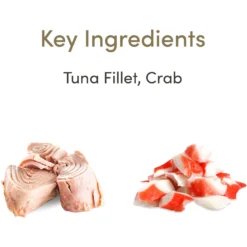 Applaws Tuna Fillet With Crab Recipe In Gravy Limited Ingredient Cat Food Pots, 2.12-oz Pot, Case Of 18 -Furry Feast 836374 PT2. AC SS1800 V1685490263