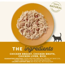 Applaws Chicken Breast With Chicken Liver In Broth Limited Ingredient Cat Food Pots, 2.12-oz Pot, Case Of 18 -Furry Feast 836406 PT2. AC SS1800 V1687890265