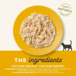 Applaws Chicken In Broth Limited Ingredient Wet Cat Food, 5.3-oz Pouch, Case Of 12 -Furry Feast 836502 PT2. AC SS1800 V1685497357