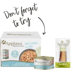 Applaws Tuna With Anchovies In Broth Limited Ingredient Wet Cat Food, 5.3-oz Pouch, Case Of 12 -Furry Feast 836582 PT5. AC SS1800 V1685464592