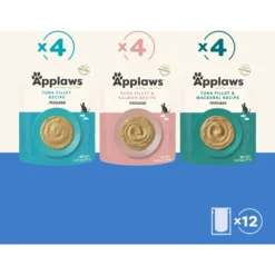 Applaws Variety Of Flavors In Mousse Limited Ingredient Wet Cat Food, 2.47-oz Pouch, Case Of 12 -Furry Feast 836630 PT4. AC SS1800 V1687883154