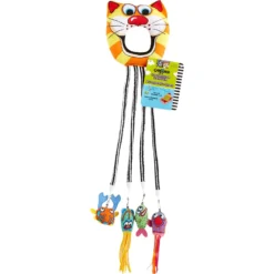 Fat Cat Catfisher Kitty Hoots Doorknob Hanger Cat Toy, Color Varies -Furry Feast 83991 PT2. AC SS1800 V1525717821