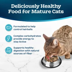 Blue Buffalo Tastefuls Hairball Control Natural Chicken & Brown Rice Recipe Adult 7+ Dry Cat Food -Furry Feast 84170 PT3. AC SS1800 V1692646635