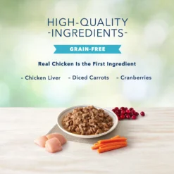 Blue Buffalo Freedom Indoor Flaked Chicken Recipe Grain-Free Canned Cat Food -Furry Feast 84173 PT3. AC SS1800 V1585084623